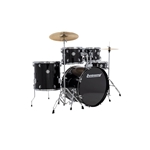 Ludwig LC19511 Accent Live 5-Piece Black Sparkle Complete Drum Set