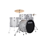 Ludwig LC19515 Accent Live 5-Piece Complete Drum Set, Silver Sparkle