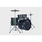 Ludwig LC195C5 Accent Live 5-Piece Complete Drum Set, Jade Dust