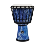 LP LP1607BM Rope Tuned Circle Djembe with Perfect-Pitch, 7" Head, Blue Marble