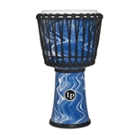LP LP2010-BM Rope Tuned Circle Djembe With Perfect-pitch 10" Head, Blue Marble
