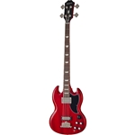 Epiphone EBG3CHCHR SG Electric Bass Guitar w/Gig Bag, Cherry