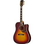 Epiphone ECHBDECABGH1 Hummingbird Deluxe Acoustic Electric Guitar w/Gig Bag, Autumn Burst
