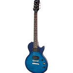 Epiphone ENS2TLNH3 Les Paul Special-II Electric Guitar, Flame Maple PlusTop, Transparent Blue