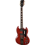 Gibson SG61V00VENH1 SG Standard '61 Electric Guitar, Maestro Vibrola Electric Guitar w/Hardshell Case, Vintage Cherry