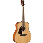 Yamaha FG820L Left-Hand Solid Top Dreadnought Guitar Natural