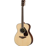 Yamaha FS830 Solid Top Small Body Guitar, Natural