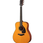 Yamaha FG5 Red Label Dreadnought Acoustic Guitar w/Hard Case Vintage Natural