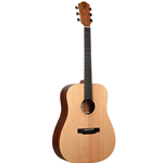 Teton STS10NT Dreadnought Acoustic Guitar, Natural w/Gig Bag