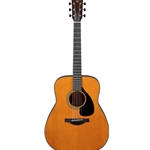 Yamaha FG3 Red Label Dreadnought Acoustic Guitar w/Hard Bag Vintage Natural