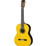 Yamaha GC22S PREMIUM Handcrafted Grand Concert Spruce Top Classical Guitar, Natural w/Hard Bag