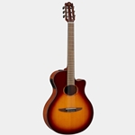 Yamaha NTX1BS Classical Acoustic Electric Guitar, Brown Sunburst w/Cutaway