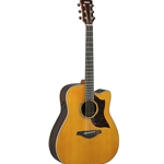 Yamaha A3RVN Acoustic Electric Dreadnought Guitar w/Hard Bag Vintage Natural