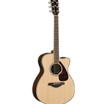 Yamaha FSX830C Small Body Acoustic Electric Guitar, Natural