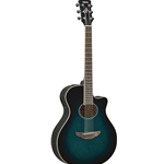 Yamaha APX600OBB Thinline Acoustic Electric Guitar, Oriental Blue Burst