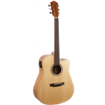 Teton STS100CENT Dreadnought Acoustic Electric Guitar, Natural