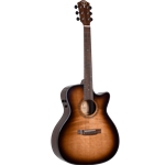 Teton STA120CESHB-BC Grand Auditorium Acoustic Electric Guitar, Smokehouse Burst