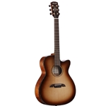 Alvarez MFA70WCEARSHB Masterworks Folk All Solid AE. Sitka/Walnut w/Cutaway & Bevel Armrest w/Case, Shadowburst - SAVE $100!