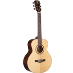 Teton STR100ENT-OP Range 3/4 Size Solid Top Acoustic Electric Guitar, Natural w/ Bag