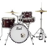 Pearl RS584C/C91 Roadshow 4-piece Complete Drum Set with Cymbals - Wine Red