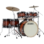 TAMA CL72SMHB Superstar Classic 7-piece Shell Pack with Snare Drum - Mahogany Burst Lacquer