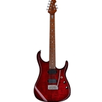 Sterling By Music Man JP150FM-RRD JP15 Flame Maple Top Royal Red Electric Guitar w/Gig Bag