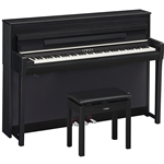 Yamaha CLP785B Clavinova Flagship Model Console Digital Piano with Bench Black  Piano