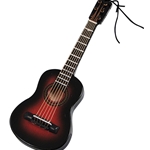 AM Gifts  39147 Brown Acoustic Guitar Ornament