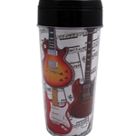 AM Gifts  69758 16 Oz Guitar Travel Tumbler