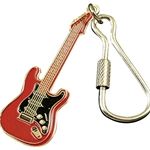 AM Gifts  K3C Electric Guitar Keychain-Red