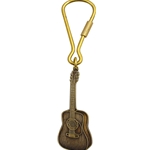 AM Gifts  K13B Martin D-45 Guitar Keychain-Antique Brass