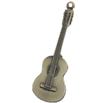AM Gifts  K14B Classical Guitar Keychain-Antique Brass