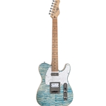 Michael Kelly MK55MFBMSO Modshop 55 electric Guitar (Seymour Duncan) H/H. Mplfb, Blue Jean Wash