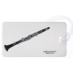 AM Gifts  1707 Clarinet Hard Plastic ID Tag