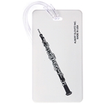 AM Gifts  1731 Oboe Hard Plastic ID Tag