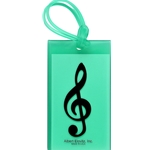 AM Gifts  31500 G-Clef Soft Rubber ID Tag - Assorted Colors