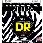 DR Strings ZAE-12 Zebra 12-54 Acoustic Electric Guitar Strings