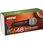 Shure PGA48-QTR Vocal Microphone w/XLR to 1/4"