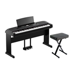 NW Music DGX670PKG Piano with 3-Pedal Unit, Wood Stand & X-Bench