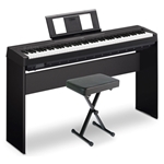 NW Music P45PKG Piano with Wood Stand and FREE Bench! SAVE $110 to 1/2/24!