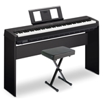 NW Music P45PKG 88-Note Digital Piano with Wood Stand and Bench - $120 MARKDOWN!