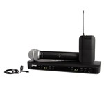 Shure BLX1288/CVL-H9 Combo Microphone System W/CVL Lavalier & PG58 Microphone