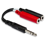 Hosa Technology YPP117 1/4 TRSM TO DUAL 1/4 TSF