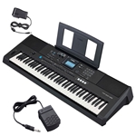 NW Music PSREW425+PEDAL 76-Key Portable Keyboard with Sustain Pedal