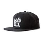 Ernie Ball P04154 Black With White stacked Logo Hat