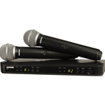 Shure BLX288/PG58-H9 Hand Held Microphone System – 2 Handhelds
