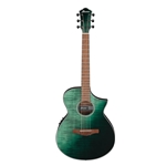 Ibanez AEWC32FMGSF Acoustic Electric Guitar - Dark Green Sunset Fade