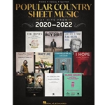 POPULAR COUNTRY SHEET MUSIC 27 Hits from 2020-2022 PVG