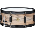 TAMA WP1455BKNZW Woodworks 14"x5.5" Snare Drum Zebrawood Wrap