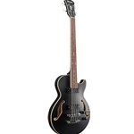 Ibanez AGB200BKF Artcore Semi-Hollow Body Electric Bass Guitar, Black Flat